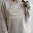 Reading Workout Shirt Gym Fitness Tee Book Lovers Raglan Sleeve Sweatshirt Heather Forest