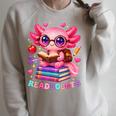 Readsolotl Axolotl Reading Book Lover Teacher Kids Raglan Sleeve Sweatshirt Heather Forest Readsolotl Axolotl Reading Book Lover Teacher Kids Raglan Sleeve Sweatshirt Heather Forest