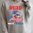 Red And Booked 4th Of July Patriotic Book Lover Art Raglan Sleeve Sweatshirt Heather Forest Red And Booked 4th Of July Patriotic Book Lover Art Raglan Sleeve Sweatshirt Heather Forest