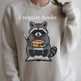 I Require Books Raccoon Bibliophile Literary Raglan Sleeve Sweatshirt Heather Forest I Require Books Raccoon Bibliophile Literary Raglan Sleeve Sweatshirt Heather Forest