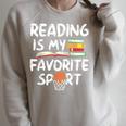 Retro Reading Is My Favorite Sport Basketball World Book Day Raglan Sleeve Sweatshirt Heather Forest Retro Reading Is My Favorite Sport Basketball World Book Day Raglan Sleeve Sweatshirt Heather Forest