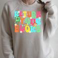 Return Your Books School Librarian School Library Worker Raglan Sleeve Sweatshirt Heather Forest