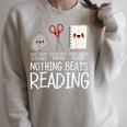 Rock Paper Scissors Nothing Beats Reading Book Lover Humor Raglan Sleeve Sweatshirt Heather Forest Rock Paper Scissors Nothing Beats Reading Book Lover Humor Raglan Sleeve Sweatshirt Heather Forest