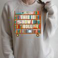 This Is How I Roll Librarian Shirt Book Lover T-Shirt Raglan Sleeve Sweatshirt Heather Forest This Is How I Roll Librarian Shirt Book Lover T-Shirt Raglan Sleeve Sweatshirt Heather Forest