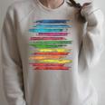 RtY Book Colorful Art Painting Graphic Motif Book Small Raglan Sleeve Sweatshirt Heather Forest