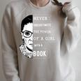 Ruth Bader Ginsburg Shirt Girl With A Book Political Resist Raglan Sleeve Sweatshirt Heather Forest Ruth Bader Ginsburg Shirt Girl With A Book Political Resist Raglan Sleeve Sweatshirt Heather Forest