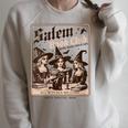 Salem Book Club Bookish Halloween Retro Salem Witch Book Raglan Sleeve Sweatshirt Heather Forest Salem Book Club Bookish Halloween Retro Salem Witch Book Raglan Sleeve Sweatshirt Heather Forest