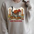 San Francisco Cat Tshirt Golden Gates Bridge Reading Books Raglan Sleeve Sweatshirt Heather Forest San Francisco Cat Tshirt Golden Gates Bridge Reading Books Raglan Sleeve Sweatshirt Heather Forest