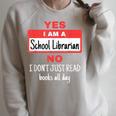 School Librarian Appreciation Don't Read Books Raglan Sleeve Sweatshirt Heather Forest School Librarian Appreciation Don't Read Books Raglan Sleeve Sweatshirt Heather Forest