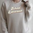 School Librarian Library Worker Bookworm Book Cataloger Raglan Sleeve Sweatshirt Heather Forest School Librarian Library Worker Bookworm Book Cataloger Raglan Sleeve Sweatshirt Heather Forest