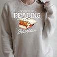 Science Of Reading Advocate Books Literature Book Reader Raglan Sleeve Sweatshirt Heather Forest