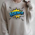 Science Is My Superpower Comic Book Style Raglan Sleeve Sweatshirt Heather Forest Science Is My Superpower Comic Book Style Raglan Sleeve Sweatshirt Heather Forest