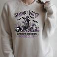 Season Of The Witch Spooky Readers Book Club Halloween Party Raglan Sleeve Sweatshirt Heather Forest Season Of The Witch Spooky Readers Book Club Halloween Party Raglan Sleeve Sweatshirt Heather Forest