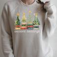 Seasons Readings All Booked For Christmas Book Reading Lover Raglan Sleeve Sweatshirt Heather Forest Seasons Readings All Booked For Christmas Book Reading Lover Raglan Sleeve Sweatshirt Heather Forest