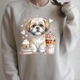 Shih Tzu Treats Books And Coffee Shih-Tzu For Dog Moms Premium Tri-Blend Raglan Sleeve Sweatshirt Heather Forest Shih Tzu Treats Books And Coffee Shih-Tzu For Dog Moms Premium Tri-Blend Raglan Sleeve Sweatshirt Heather Forest