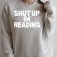 Shut Up I'm Reading Book Club Raglan Sleeve Sweatshirt Heather Forest Shut Up I'm Reading Book Club Raglan Sleeve Sweatshirt Heather Forest