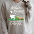 Silly Goose Book Club Raglan Sleeve Sweatshirt Heather Forest