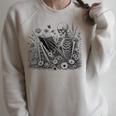 Skeleton Reading Book Floral Bookish Aesthetic Book Lover Raglan Sleeve Sweatshirt Heather Forest Skeleton Reading Book Floral Bookish Aesthetic Book Lover Raglan Sleeve Sweatshirt Heather Forest