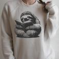 Sleepy Sloth Reading Book Cute Vintage Animal Graphic Raglan Sleeve Sweatshirt Heather Forest Sleepy Sloth Reading Book Cute Vintage Animal Graphic Raglan Sleeve Sweatshirt Heather Forest
