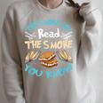S'More Read Book Lover Raglan Sleeve Sweatshirt Heather Forest