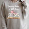 So Many Books Little Time Loves To Read Books Bookworm Raglan Sleeve Sweatshirt Heather Forest So Many Books Little Time Loves To Read Books Bookworm Raglan Sleeve Sweatshirt Heather Forest