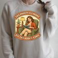 This Social Anxiety Is Chronic But The Book Is Iconic Woman Raglan Sleeve Sweatshirt Heather Forest