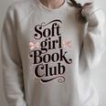 Soft Girl Book Club Coquette Bow Aesthetic Reader Raglan Sleeve Sweatshirt Heather Forest Soft Girl Book Club Coquette Bow Aesthetic Reader Raglan Sleeve Sweatshirt Heather Forest