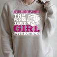SOMMAS BOOKS Never Underestimate The Power Of a Girl With a Book Reading Raglan Sleeve Sweatshirt Heather Forest SOMMAS BOOKS Never Underestimate The Power Of a Girl With a Book Reading Raglan Sleeve Sweatshirt Heather Forest