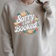 Sorry i Am Booked Reading Read Books Reader Nerd Raglan Sleeve Sweatshirt Heather Forest Sorry i Am Booked Reading Read Books Reader Nerd Raglan Sleeve Sweatshirt Heather Forest