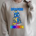 Sorry My Dragon Ate Your Unicorn Cute Book Lover Raglan Sleeve Sweatshirt Heather Forest