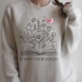 Sorry I'm Booked Book Lover Teachers Librarians Raglan Sleeve Sweatshirt Heather Forest Sorry I'm Booked Book Lover Teachers Librarians Raglan Sleeve Sweatshirt Heather Forest