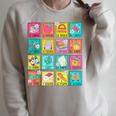 Spanish Teacher Book Back To School Raglan Sleeve Sweatshirt Heather Forest Spanish Teacher Book Back To School Raglan Sleeve Sweatshirt Heather Forest