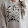 Spicy Book Lover Buy Me Books And Tell Me To STFUATTDLAGG Raglan Sleeve Sweatshirt Heather Forest