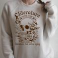 Spicy Book Reader Reading Literature Book Club Est 2026 Raglan Sleeve Sweatshirt Heather Forest