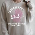 Spicy Fairy Tales Smutt Books Women Romance Fantasy Reader Raglan Sleeve Sweatshirt Heather Forest