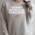 I Stand With Our Teachers Stand Against Book Banning Support Men Women Kids Raglan Sleeve Sweatshirt Heather Forest I Stand With Our Teachers Stand Against Book Banning Support Men Women Kids Raglan Sleeve Sweatshirt Heather Forest