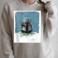 Star Wars The Book Of Boba Fett Armor Raglan Sleeve Sweatshirt Heather Forest