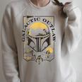 Star Wars The Book Of Boba Fett Galactic Outlaw Logo V-2 Raglan Sleeve Sweatshirt Heather Forest