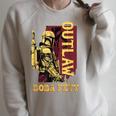Star Wars The Book Of Boba Fett Outlaw Color Pop Raglan Sleeve Sweatshirt Heather Forest Star Wars The Book Of Boba Fett Outlaw Color Pop Raglan Sleeve Sweatshirt Heather Forest