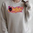 Star Wars The Book Of Boba Fett Outlaw Logo Raglan Sleeve Sweatshirt Heather Forest