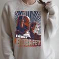 Star Wars The Book Of Boba Fett Retro Graphic Poster Raglan Sleeve Sweatshirt Heather Forest Star Wars The Book Of Boba Fett Retro Graphic Poster Raglan Sleeve Sweatshirt Heather Forest