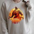 Star Wars The Book Of Boba Fett Sands Of The Past Poster Raglan Sleeve Sweatshirt Heather Forest