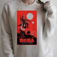 Star Wars The Book Of Boba Fett Vintage Poster Raglan Sleeve Sweatshirt Heather Forest