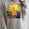 Star Wars The Mandalorian Din Djarin Comic Book Raglan Sleeve Sweatshirt Heather Forest