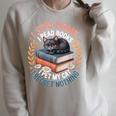 I Stay Home I Read Books I Pet My Cat I Regret Nothing Raglan Sleeve Sweatshirt Heather Forest I Stay Home I Read Books I Pet My Cat I Regret Nothing Raglan Sleeve Sweatshirt Heather Forest