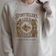 Storyteller's Guild For Book Lovers Raglan Sleeve Sweatshirt Heather Forest