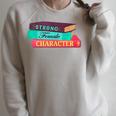 Strong Female Character Book Nerd Raglan Sleeve Sweatshirt Heather Forest Strong Female Character Book Nerd Raglan Sleeve Sweatshirt Heather Forest