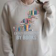 Stuffed T Rex Trex Stuffy Books Nerds Dinosaur Costume Trex Raglan Sleeve Sweatshirt Heather Forest