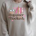 My Summer Is All Booked Retro Summer Book Lover Womens Girls Raglan Sleeve Sweatshirt Heather Forest My Summer Is All Booked Retro Summer Book Lover Womens Girls Raglan Sleeve Sweatshirt Heather Forest