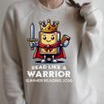 Summer Reading 2026 Book Reader Librarian Prize Warrior Raglan Sleeve Sweatshirt Heather Forest